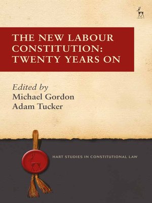 cover image of The New Labour Constitution